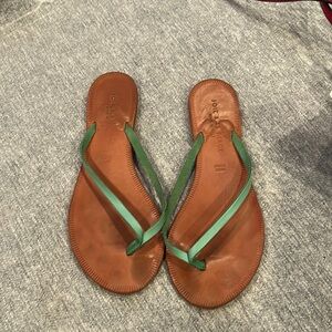 Joie mint thong sandals